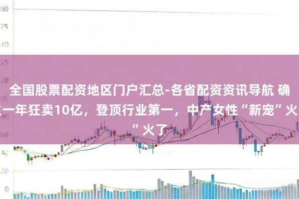 全国股票配资地区门户汇总-各省配资资讯导航 确立一年狂卖10亿，登顶行业第一，中产女性“新宠”火了